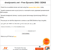 Tablet Screenshot of dnsdynamic.net